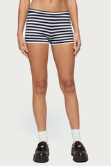 Irena Striped Knit Shorts