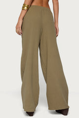 Viktoria Wide Leg Gauze Pants