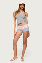 Yurie Contrast Halter Top