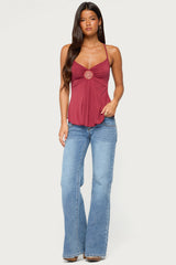 Kirstine Bead Patch Tank Top