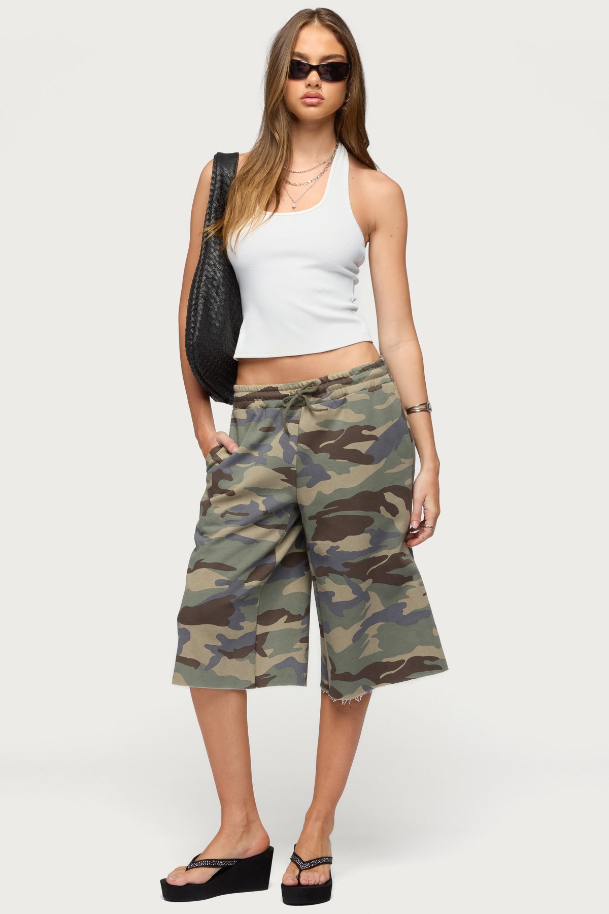 Amika Oversized Bermuda Shorts – edikted