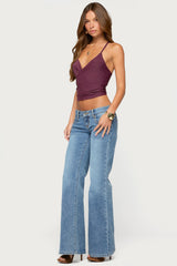 Tippie Backless Cowl Neck Top
