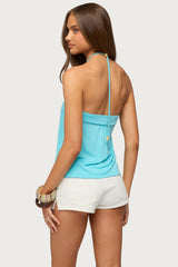 Thayer Beaded Halter Top