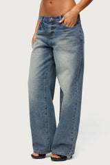 Heidie Low Rise Baggy Jeans