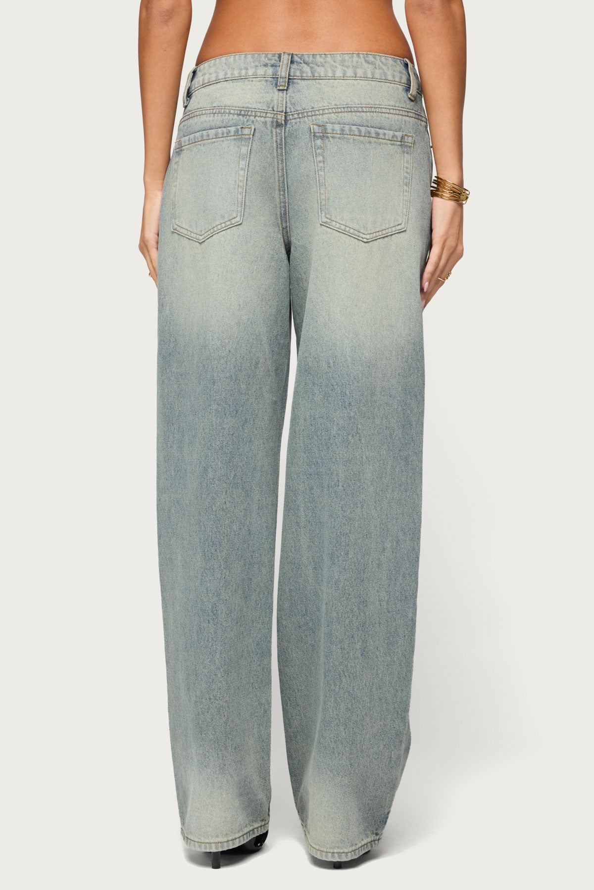 Heidie Low Rise Baggy Jeans
