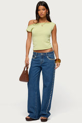 Lauria Off Shoulder Knit Top