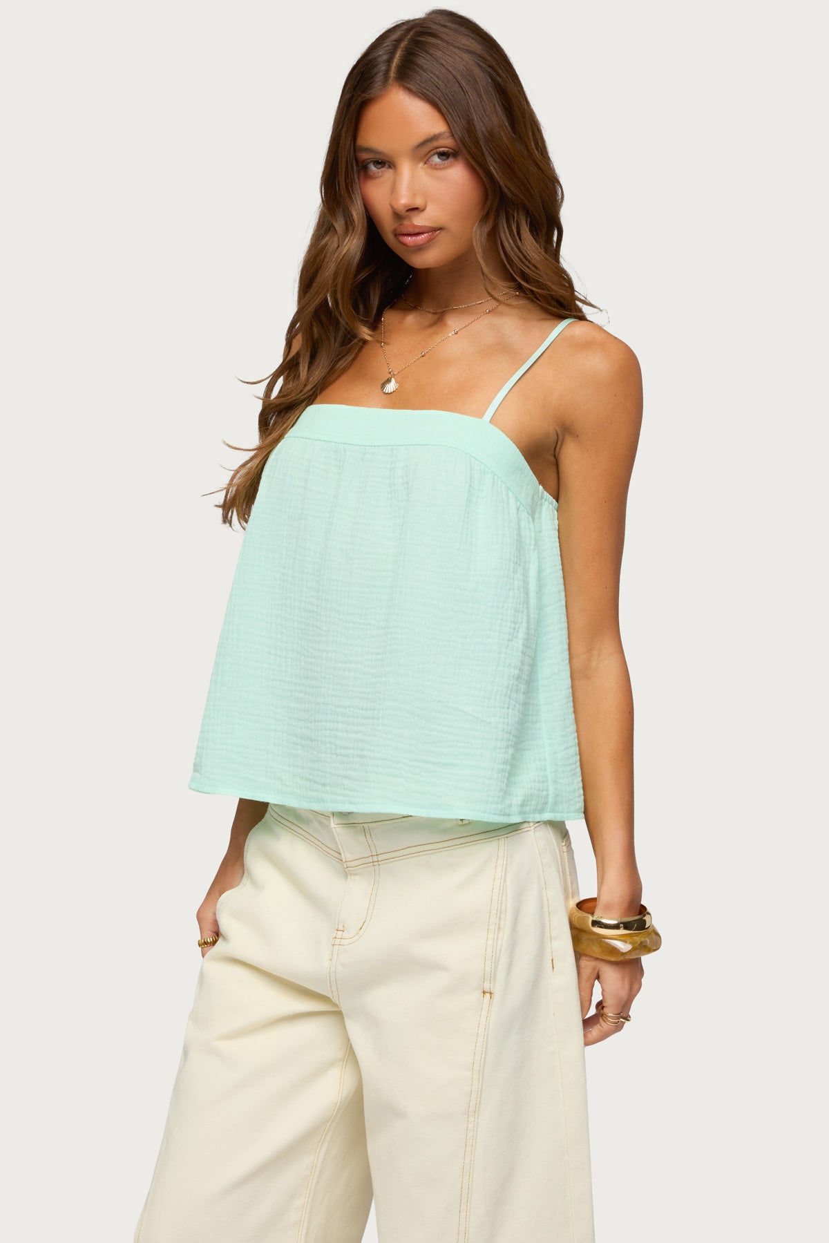 Sapphire Textured Tank Top