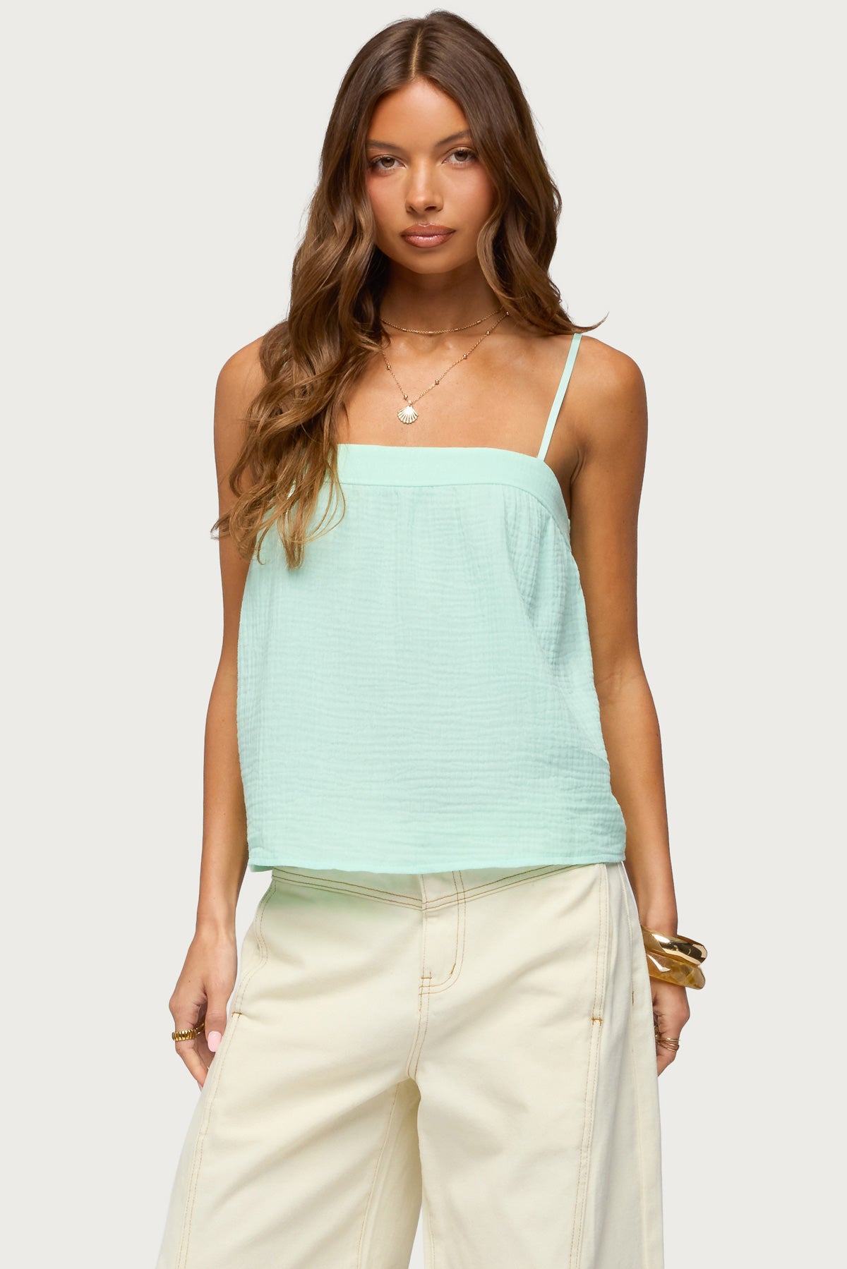 Sapphire Textured Tank Top – edikted