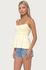 Zepher Raw Edge Tank Top