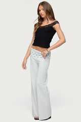 Freyah Lacey Off Shoulder Top