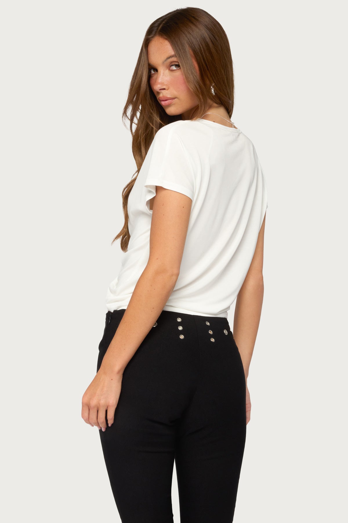 Marisse Tie Front Top