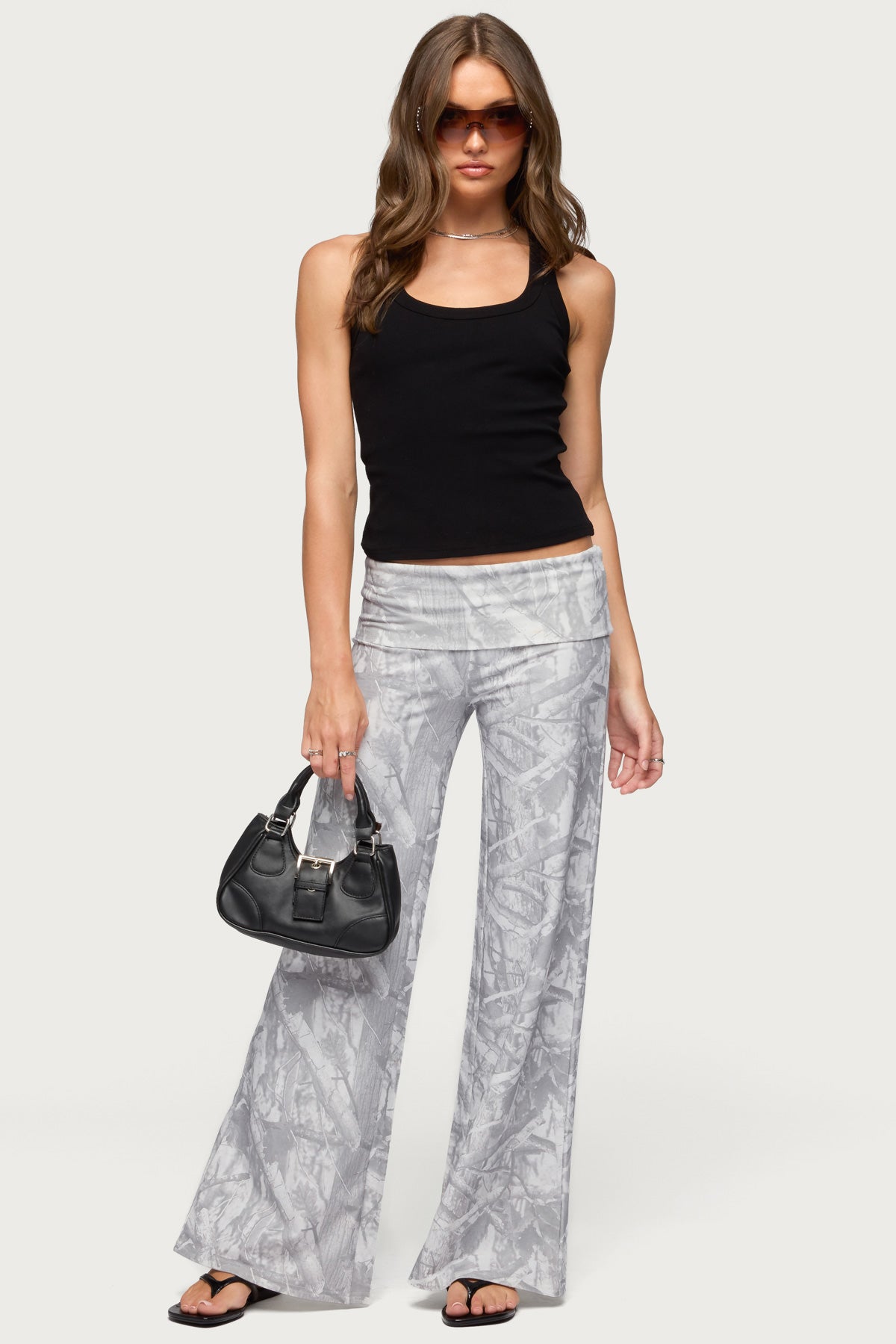 Cammy Wide Leg Foldover Pants