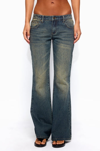 Shirili Low Rise Flared Jeans