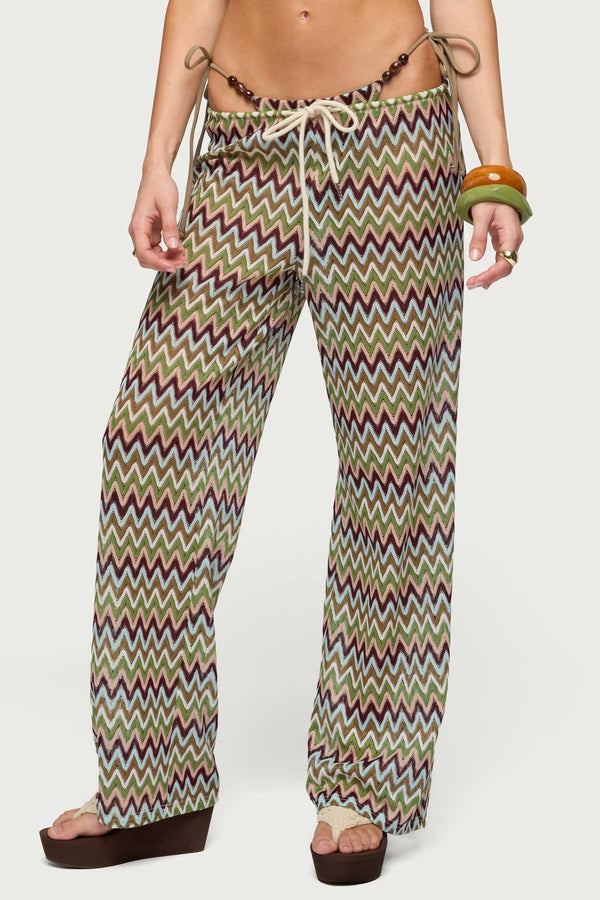 Mindee Zigzag Knitted Pants