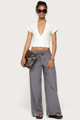 Mundy Deep V Neck Top