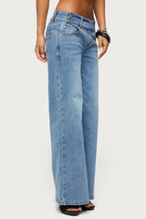 Dale Low Rise Straight Leg Stretchy Jeans