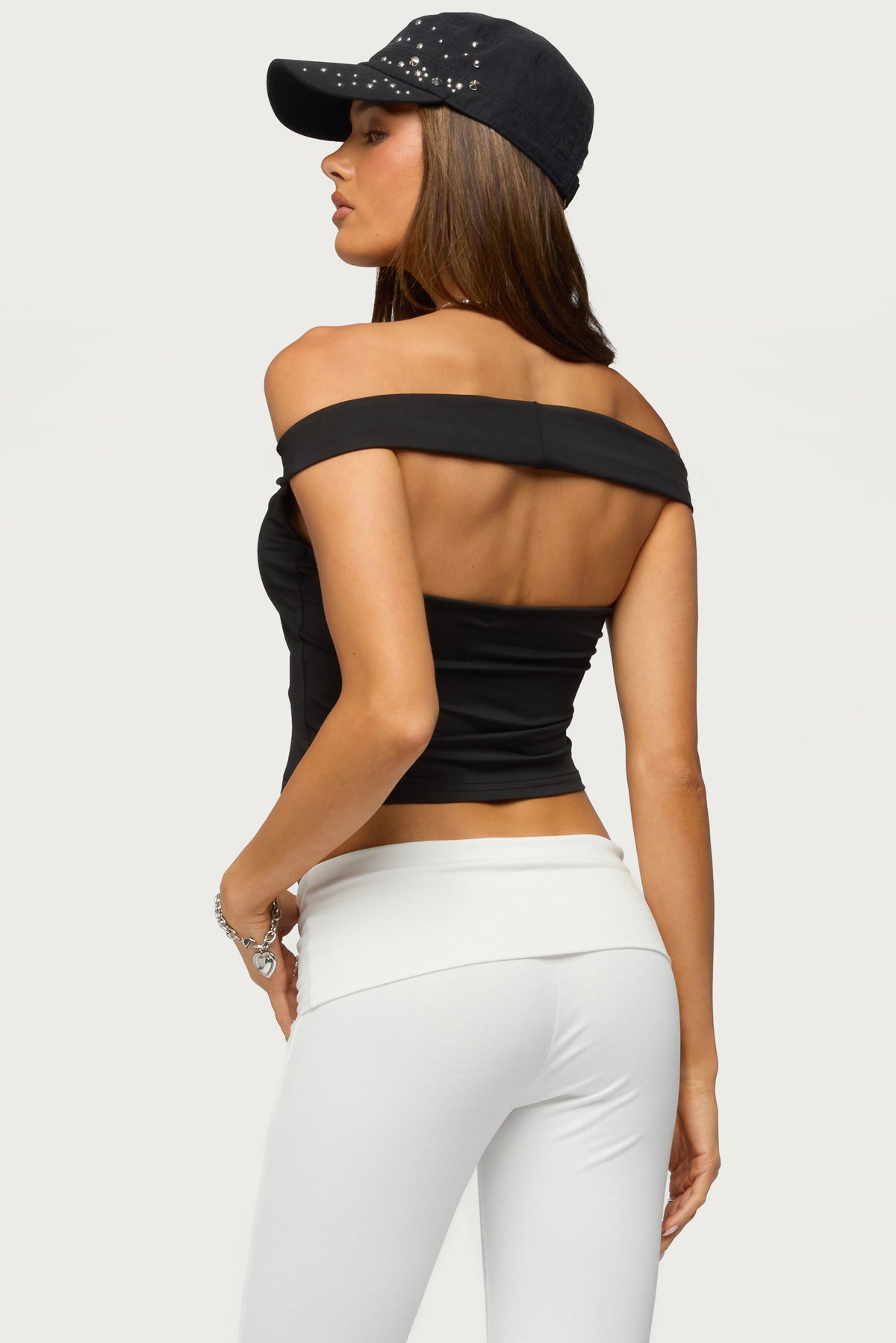 Xavier Off Shoulder Cutout Top – edikted