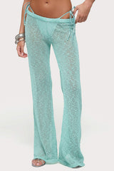 Bena Textured Knit Flared Pants