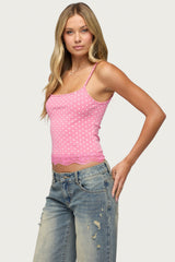 Lyle Lacey Polka Dot Top