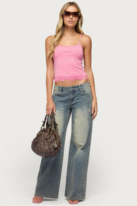 Noor Distressed Low Rise Baggy Jeans