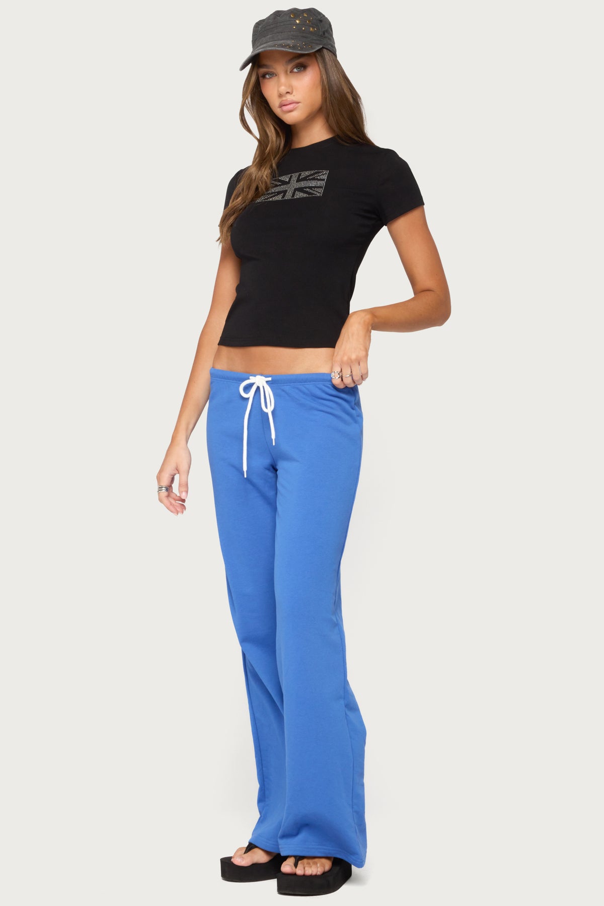UK Girl Rhinestone T Shirt