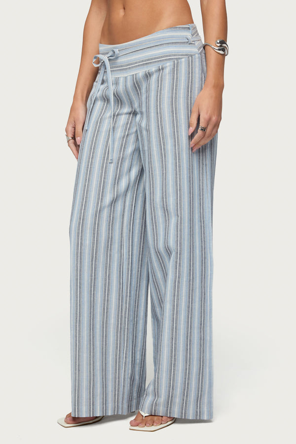 Chera Striped Wide Leg Pants