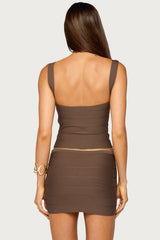 Ianthe Knit Bandage Top