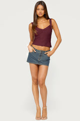 Ianthe Knit Bandage Top
