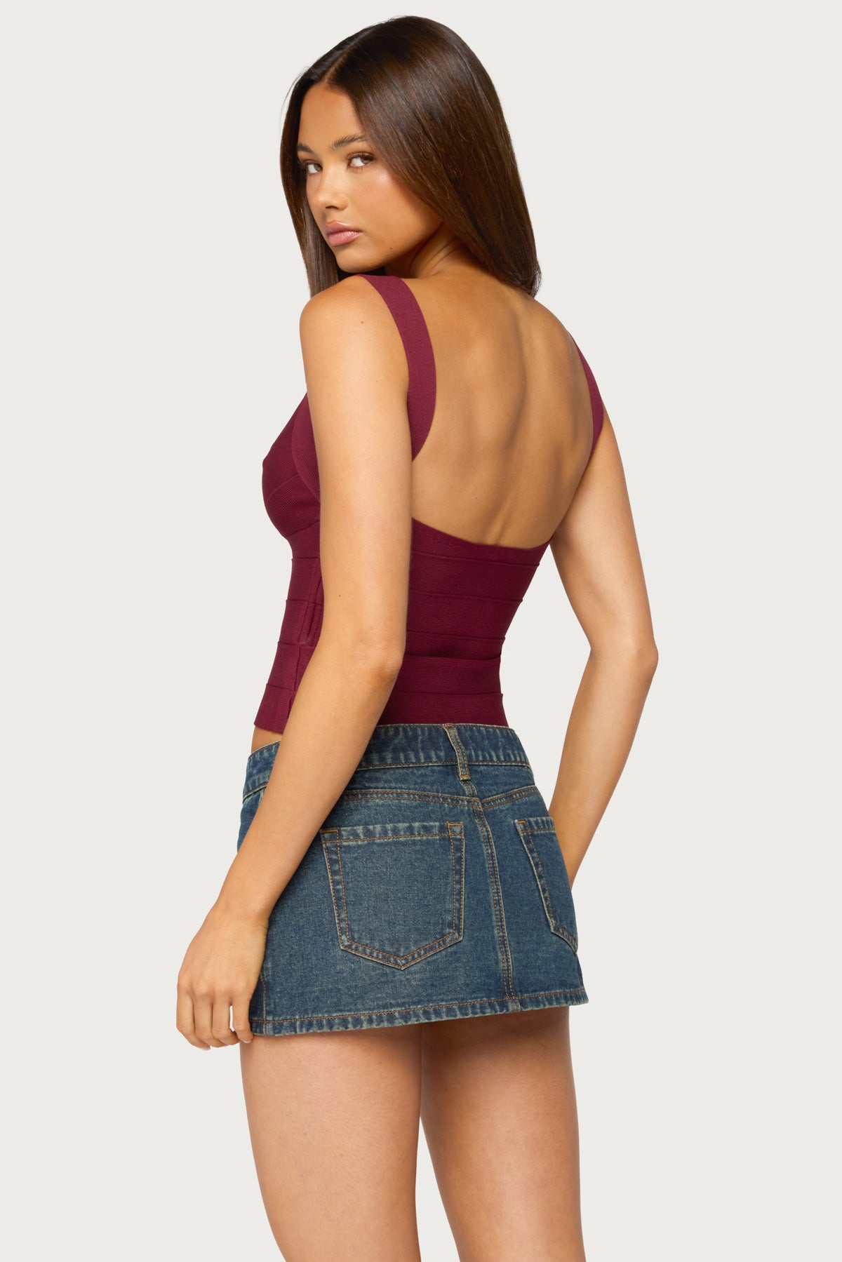 Ianthe Knit Bandage Top
