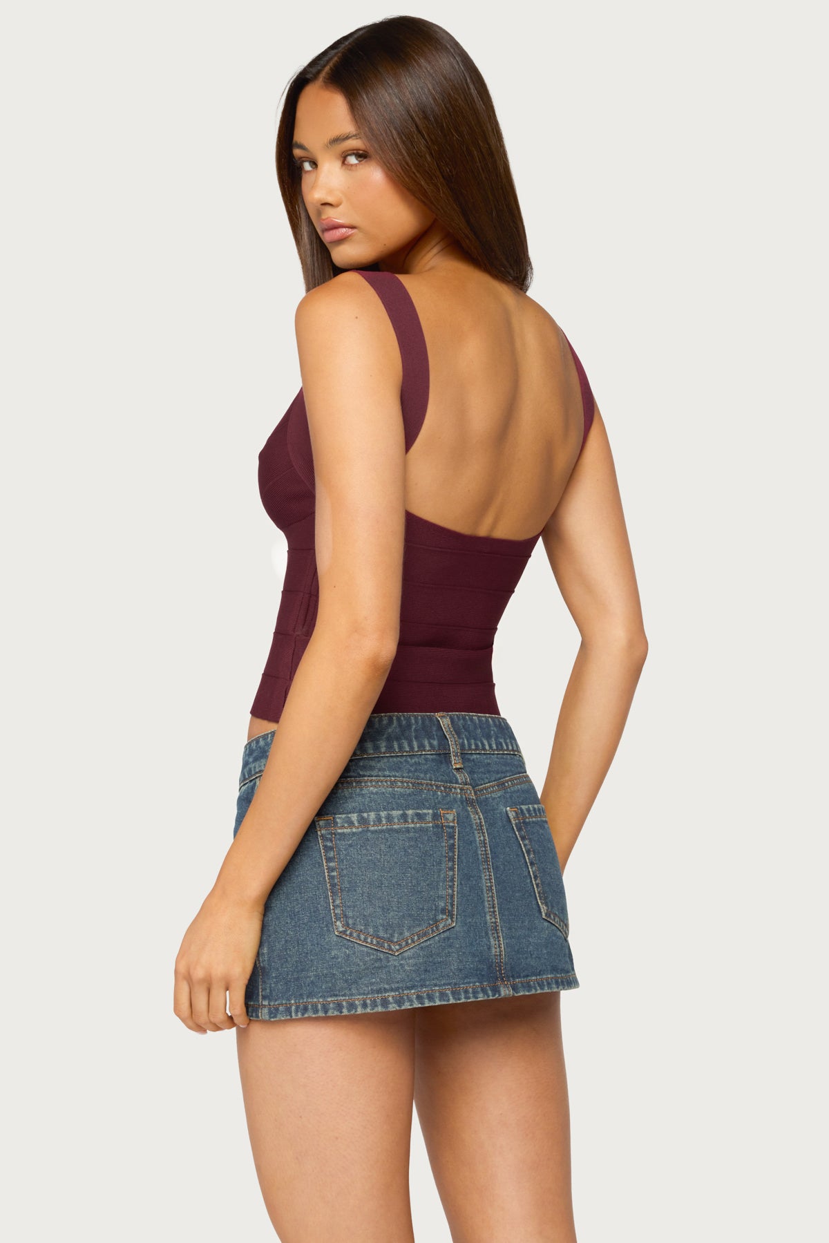 Ianthe Knit Bandage Top