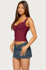 Ianthe Knit Bandage Top