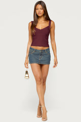 Ianthe Knit Bandage Top
