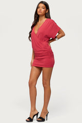 Yaara Wrap Mini Dress