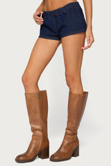 Aggie Denim Micro Shorts