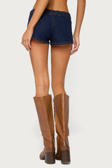 Aggie Denim Micro Shorts