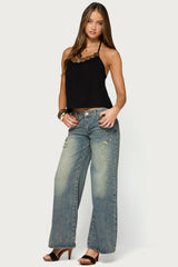 Gale Wood Disc Halter Top