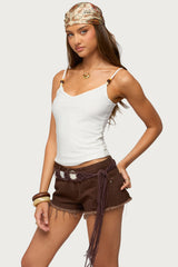 Lilliana Bead V Neck Tank Top