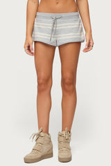 Bryne Striped Tie Waist Shorts
