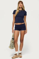 Marleaux Foldover Shorts
