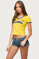 Colombia 08 V Neck T Shirt