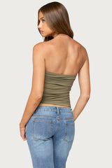 Ashlinn Crochet Strapless Top