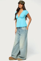 Palermo Lacey Babydoll Top