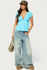 Palermo Lacey Babydoll Top