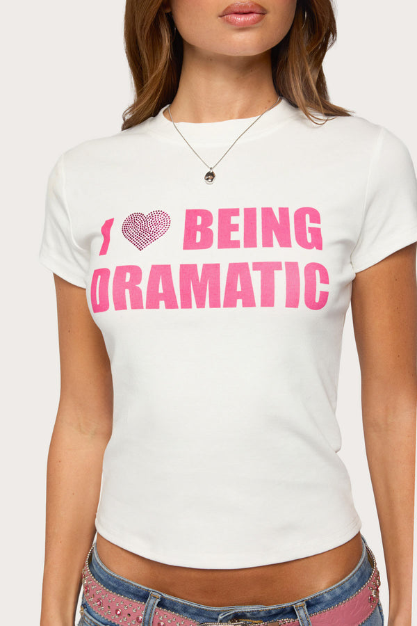 Drama Queen Rhinestone T Shirt