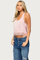 Onie Lacey Satin Effect Tank Top