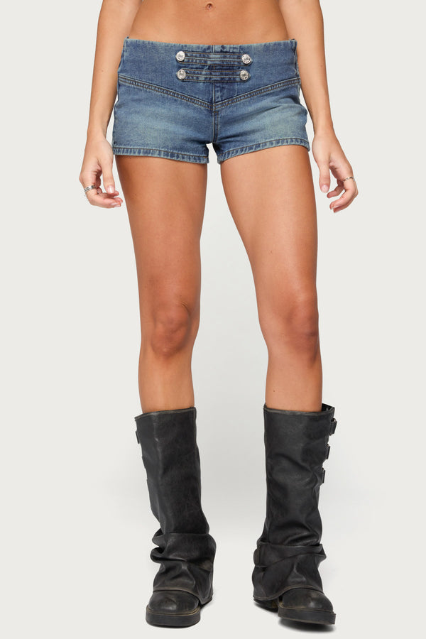 Jazzy Denim Naploeon Shorts