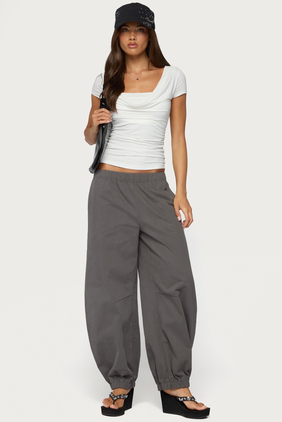 Hayli Cotton Parachute Pants