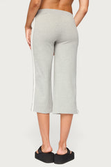 Zanele Side Stripe Capri Sweatpants