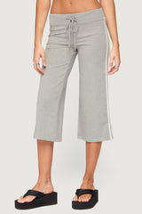 Zanele Side Stripe Capri Sweatpants