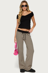 Helene Straight Leg Waffle Pants